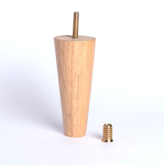 Pata para mueble, sofá o silla moderna. Madera. Pata madera. Patas de muebles. Alta calidad y despacho express. La Tapiceria. Compra Online.EF TL1012