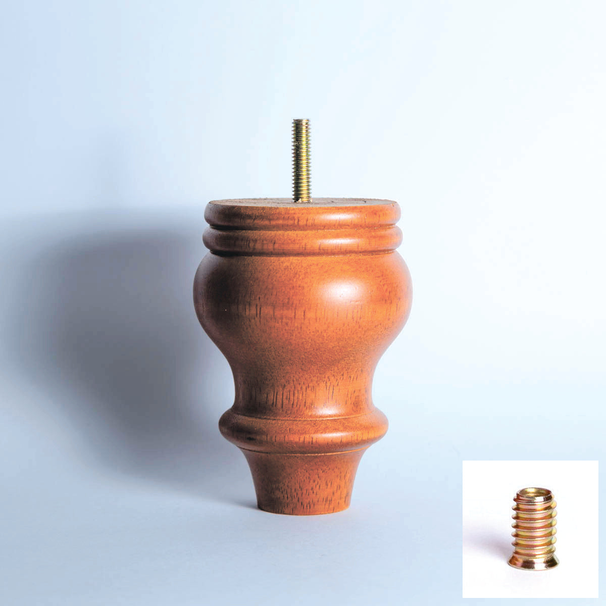 Pata para mueble, sofá o silla moderna. Madera. Pata madera. Patas de muebles. Alta calidad y despacho express. La Tapiceria. Compra Online. EF A068 O