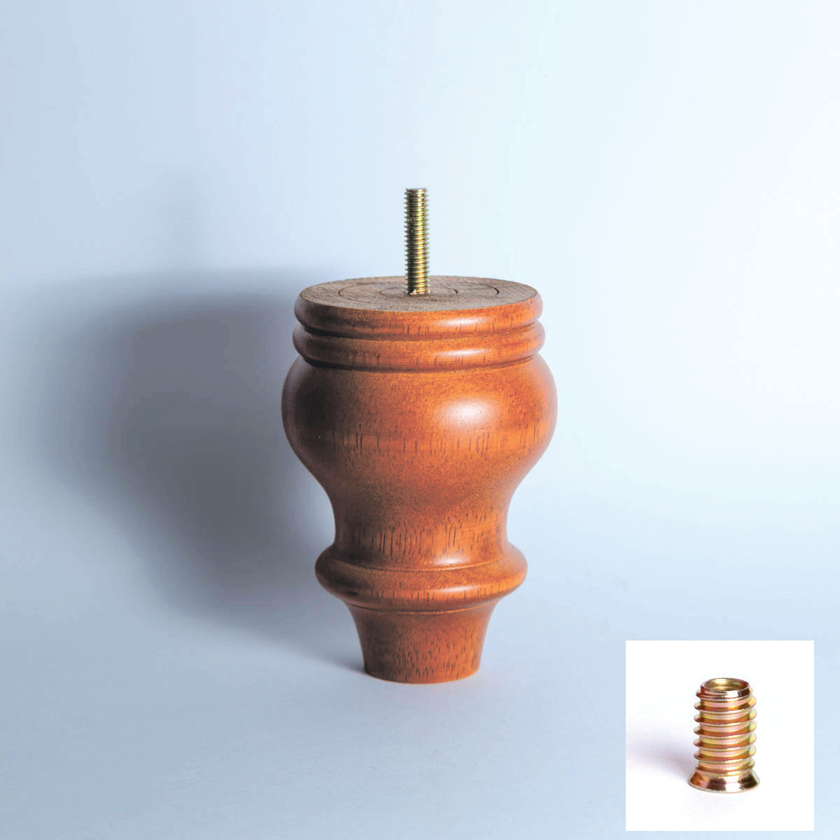 Pata para mueble, sofá o silla moderna. Madera. Pata madera. Patas de muebles. Alta calidad y despacho express. La Tapiceria. Compra Online. EF A068 O