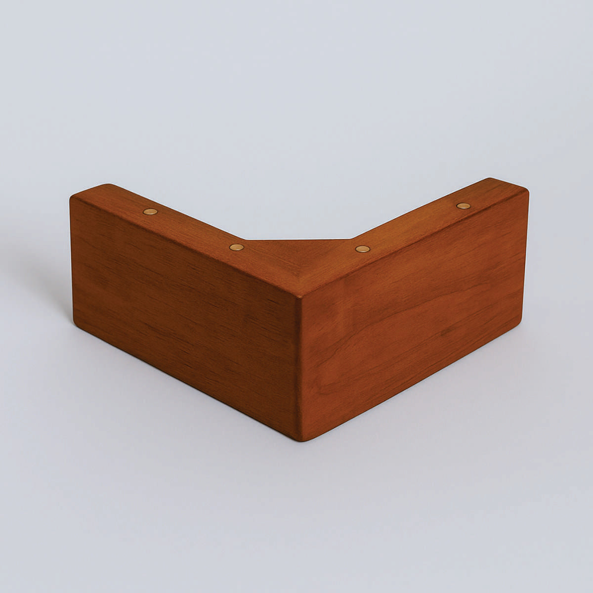 Pata madera B007, 7 Alt., 18 Larg., 18 Anc.