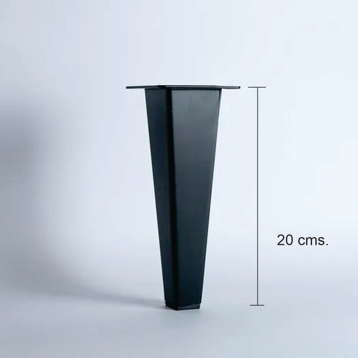 Pata para mueble, sofá o silla moderna. Acero, metal. Pata metálica. Patas de muebles. Alta calidad y despacho express. La Tapiceria. Compra Online. MQ F-045 B 20