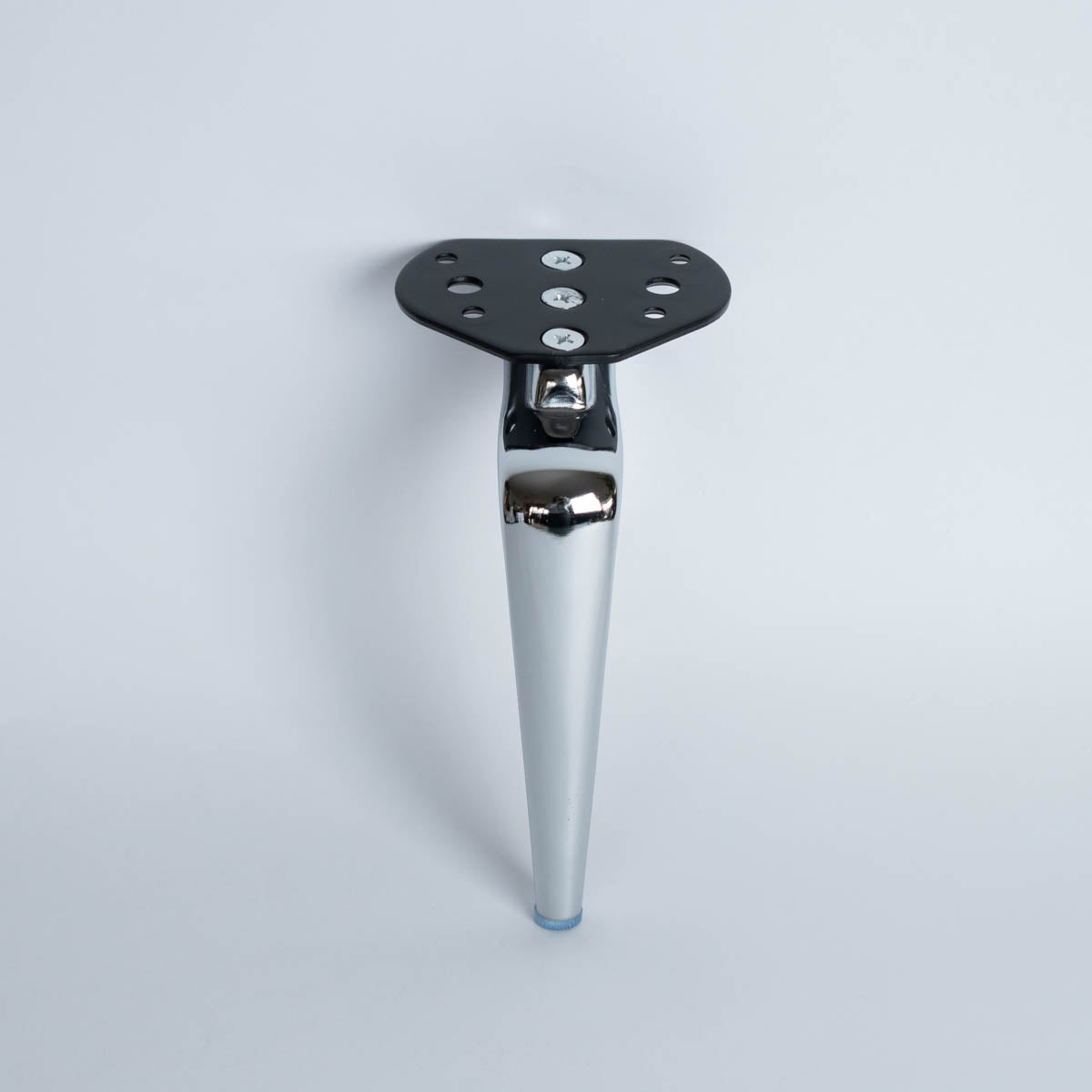 Pata para mueble, sofá o silla moderna. Acero, metal. Pata metálica. Patas de muebles. Alta calidad y despacho express. La Tapiceria. Compra Online. MQ B-049