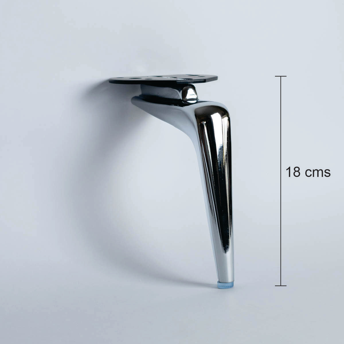 Pata para mueble, sofá o silla moderna. Acero, metal. Pata metálica. Patas de muebles. Alta calidad y despacho express. La Tapiceria. Compra Online. MQ B-049