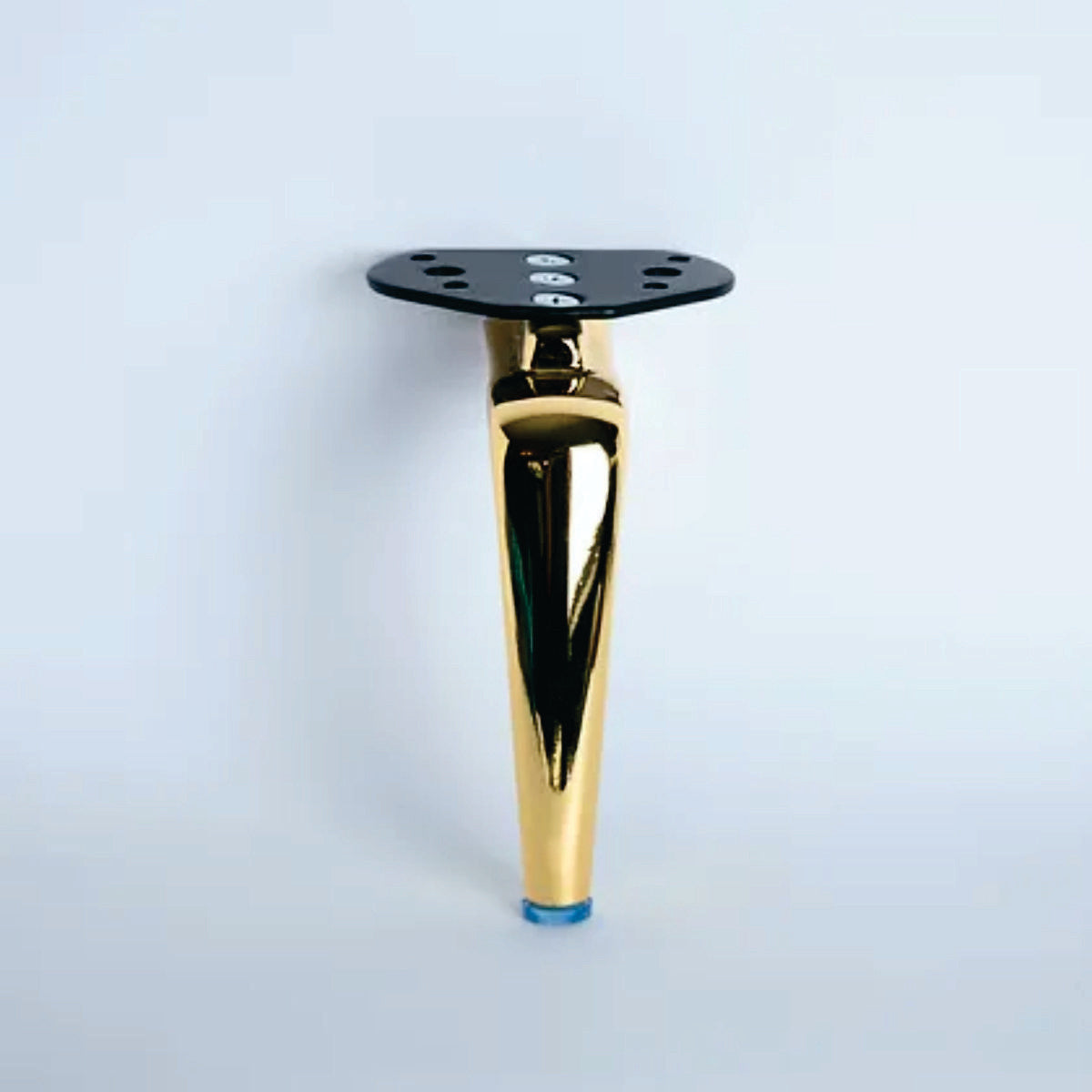 Pata para mueble, sofá o silla moderna. Acero, metal. Pata metálica. Patas de muebles. Alta calidad y despacho express. La Tapiceria. Compra Online. MQ B-049 G