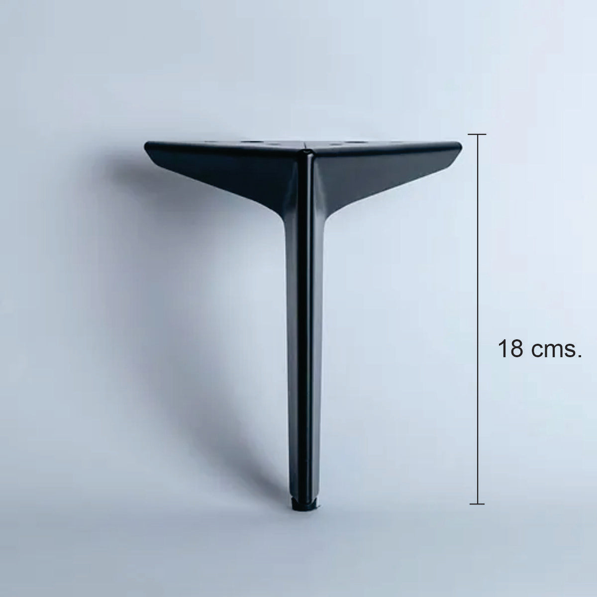 Pata para mueble, sofá o silla moderna. Acero, metal. Pata metálica. Patas de muebles. Alta calidad y despacho express. La Tapiceria. Compra Online. MQ B-084 B