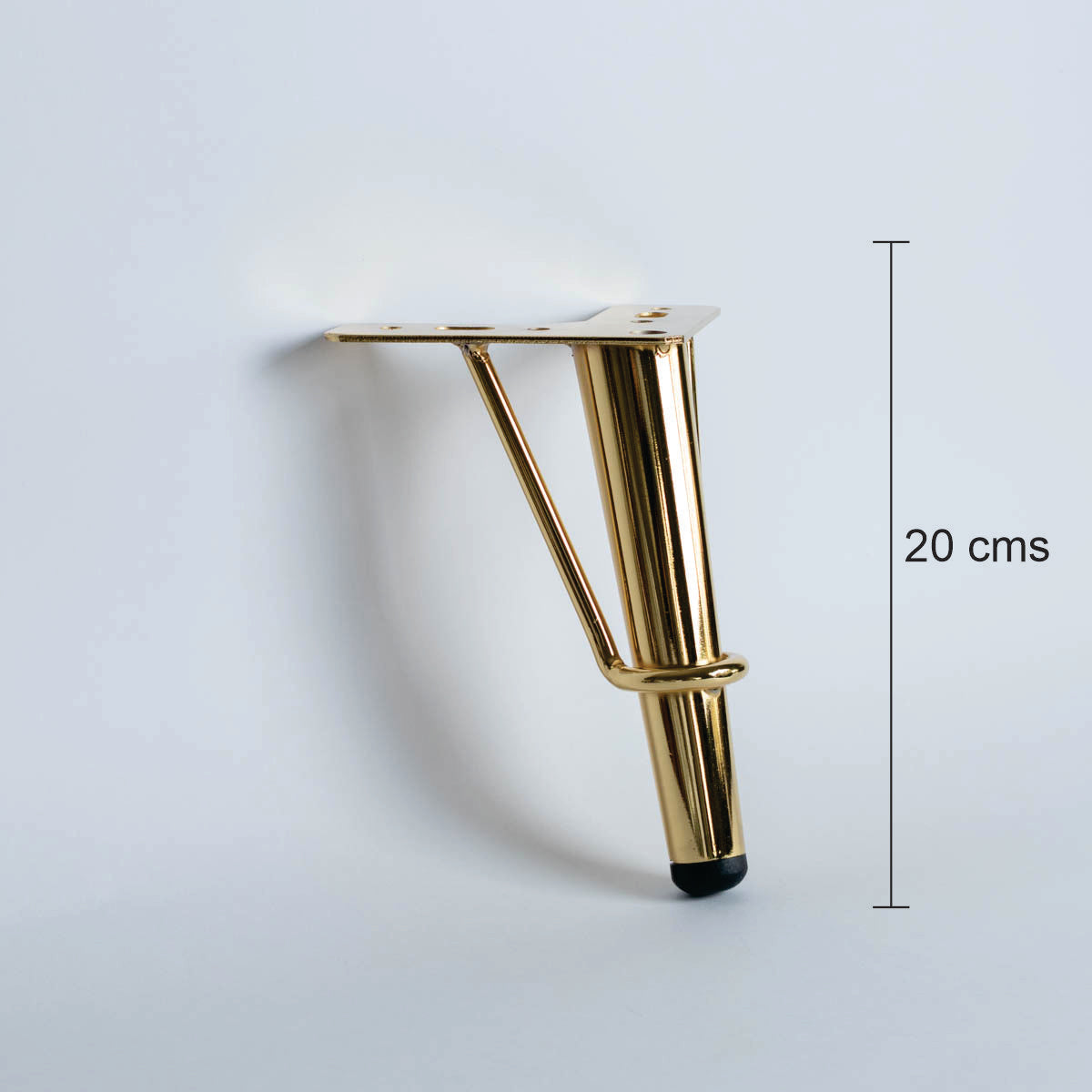 Pata para mueble, sofá o silla moderna. Acero, metal. Pata metálica. Patas de muebles. Alta calidad y despacho express. La Tapiceria. Compra Online. MQ C-013 G