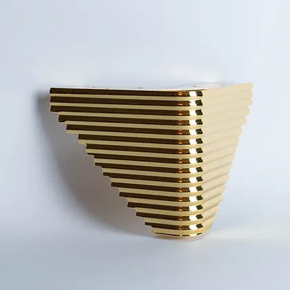 Pata para mueble, sofá o silla moderna. Acero, metal. Pata metálica. Patas de muebles. Alta calidad y despacho express. La Tapicería. Compra Online. MQ K-024 G 15