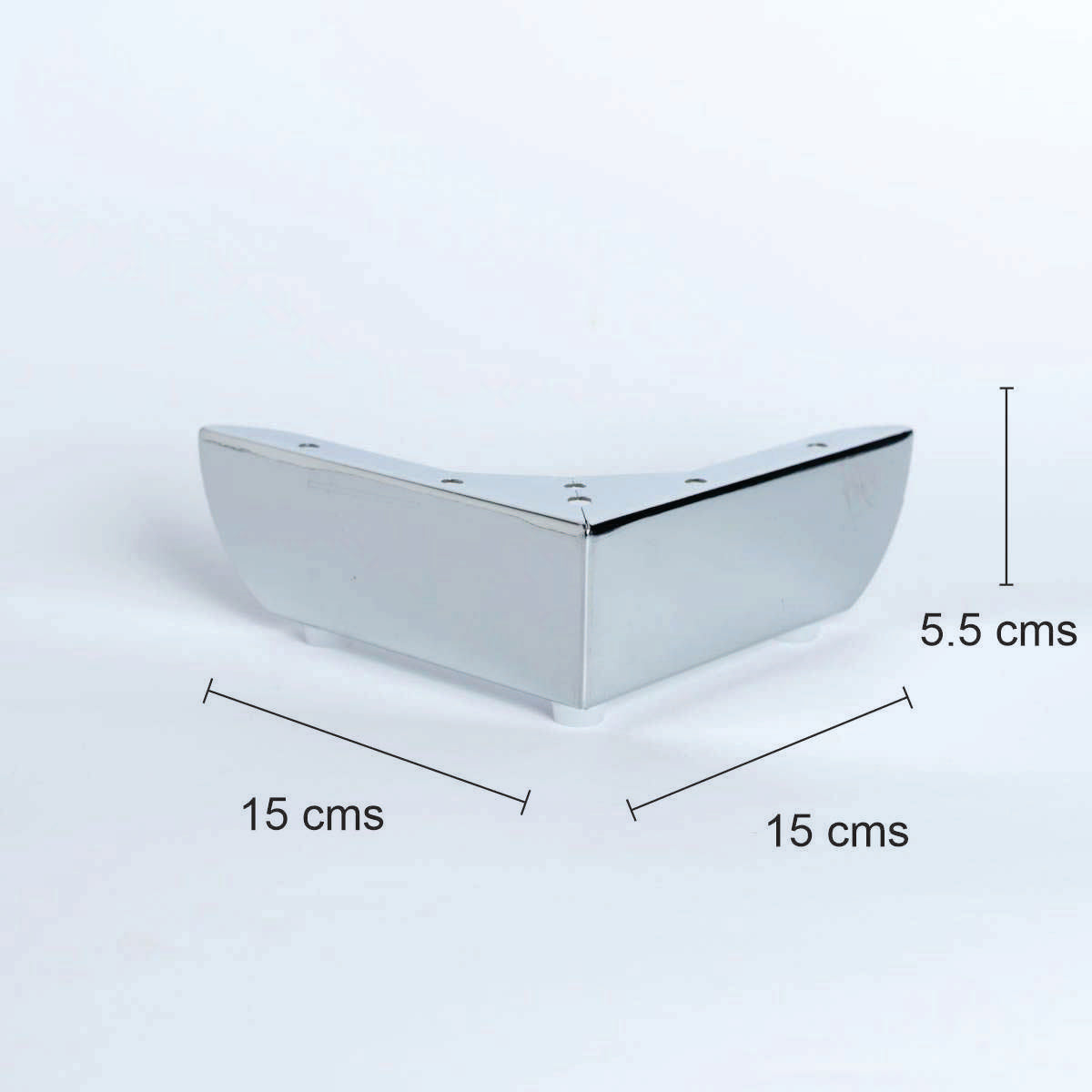 Pata para mueble, sofá o silla moderna. Acero, metal. Pata metálica. Patas de muebles. Alta calidad y despacho express. La Tapiceria. Compra Online. MQ MI-026