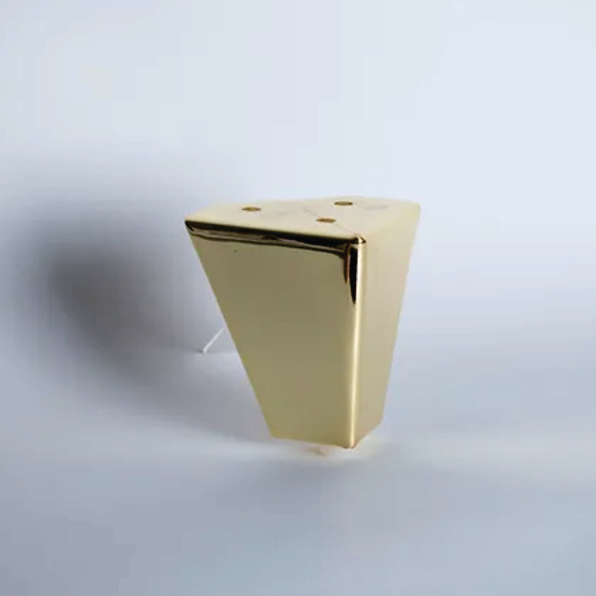 Pata para mueble, sofá o silla moderna. Acero, metal. Pata metálica. Patas de muebles. Alta calidad y despacho express. La Tapiceria. Compra Online. MQ MS-077 G-1