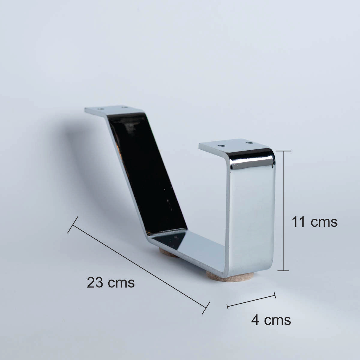 Pata para mueble, sofá o silla moderna. Acero, metal. Pata metálica. Patas de muebles. Alta calidad y despacho express. La Tapiceria. Compra Online. MQ MS-189