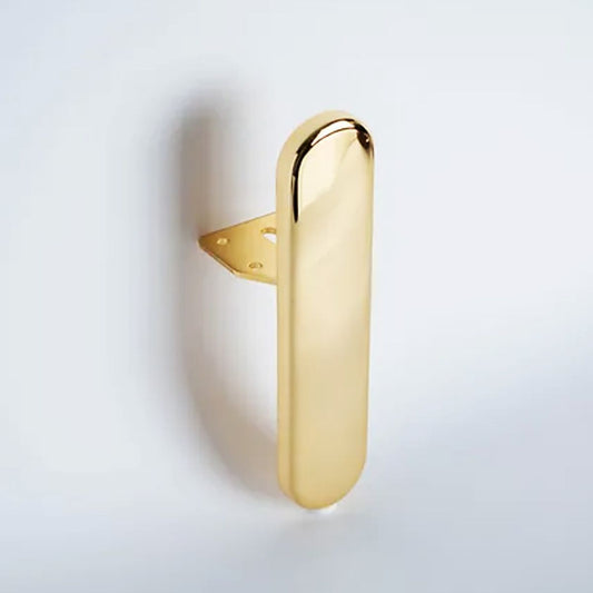 Pata metalica de color dorada de 150mm. Patas para muebles sillones sofas. Alta calidad y diseño moderno y elegante. La Tapiceria Online.