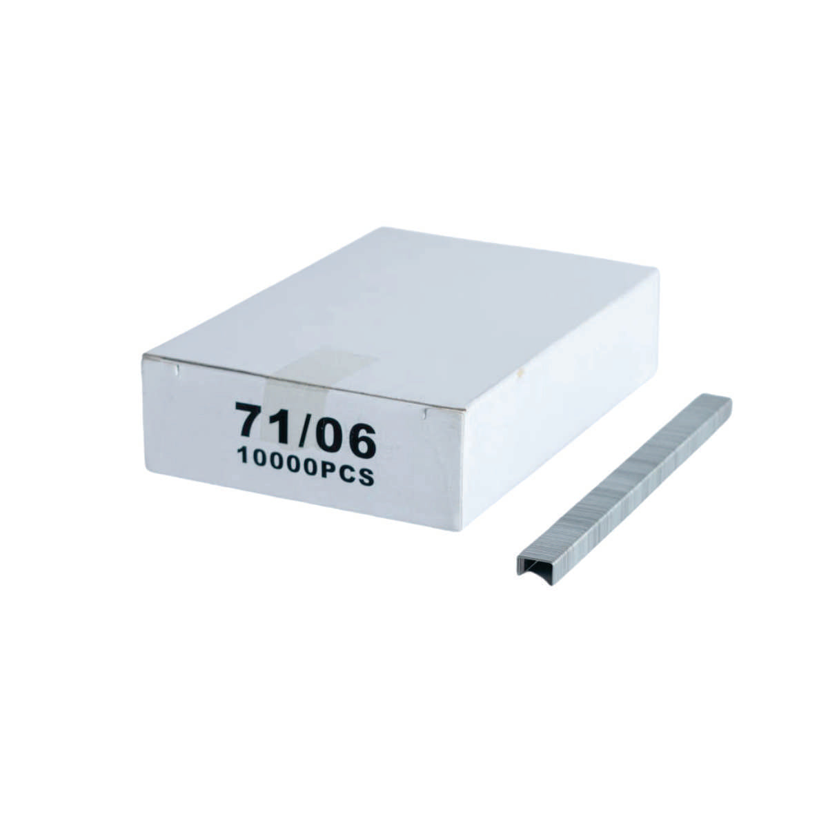 Corchetes grampa grapa para trabajos de tapicería, decoración o manualidades. La tapiceria Online. Corchete para Grapadora en caja. Unidades. QY 71-06