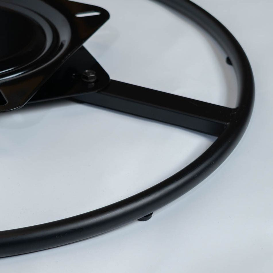 Base giratoria BG01 D60cm-BASE GIRATORIA-Base giratoria robusta y silenciosa, diseñada específicamente para sillones berger. Permite una rotación suave de 360 grados, ideal para mayor comodidad y funcionalidad. Fabricada con materiales de alta resistencia para una durabilidad excepcional. Características: Material: Acero reforzado Rotación: 360 grados Diseño: Específico para sillones berger Resistencia: Alta capacidad de carga Beneficios: Comodidad: Rotación completa para fácil acceso y movimiento. Durabili