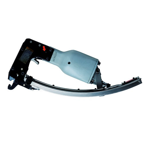 Pistola neumatica M66, para clip que une resorte con alambre forrado.-Las pistolas neumáticas para tapicería son herramientas esenciales para profesionales y aficionados que trabajan en la industria de la tapicería. Utilizan aire comprimido para clavar grapas o clavos de forma rápida y eficiente, lo que las hace ideales para trabajos que requieren precisión y velocidad.-MAQUINAS-La Tapicería