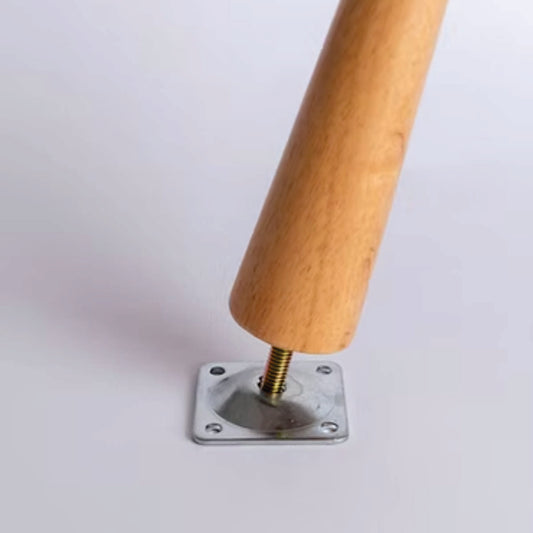 Conector metalico para patas con inclinacion. Terminacion en muebles, tapicerias. Accesorios. Diseño Moderno. QY TC01