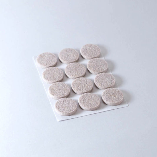 Pack de protectores de patas de silla, sillones, mueble. Tapilla fieltro. 5 mm. Circulares Adhesivos. Suave. Para no rallar. Accesorios. La Tapiceria.WZ 20211