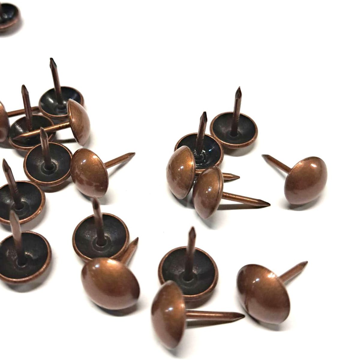 Clavo Tapicero Y011, 11 mm. , 500 unds.-TACHAS-Clavos Tapiceros Decorativos Dale un toque único y elegante a tus muebles con nuestros clavos tapiceros. Disponibles en una amplia variedad de modelos y colores, estos clavos combinan funcionalidad y estilo, perfectos para resaltar detalles en sofás, sillas, cabeceros y más. Fabricados con materiales de alta calidad, garantizan durabilidad y un acabado profesional. Elige entre diseños clásicos, modernos o vintage para personalizar cada proyecto con precisión y