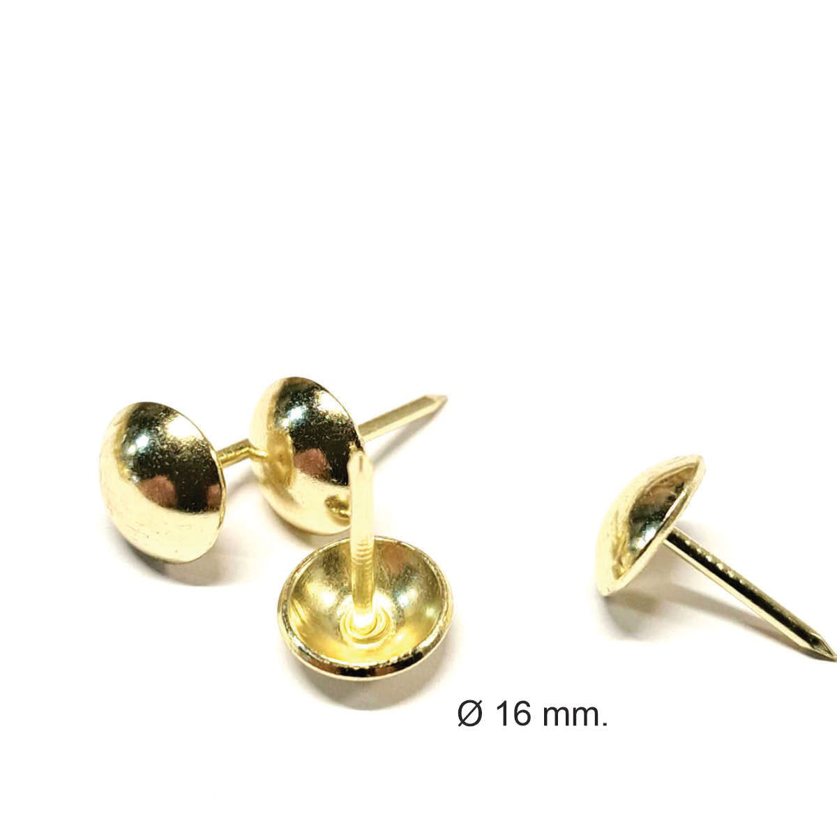 Pack de clavos tapiceros decorativos para sillones, cabeceros y sofas. Variedad de formas y colores. Niquelado piramide. Diseños. Terminacion de muebles.ZM DX0516B