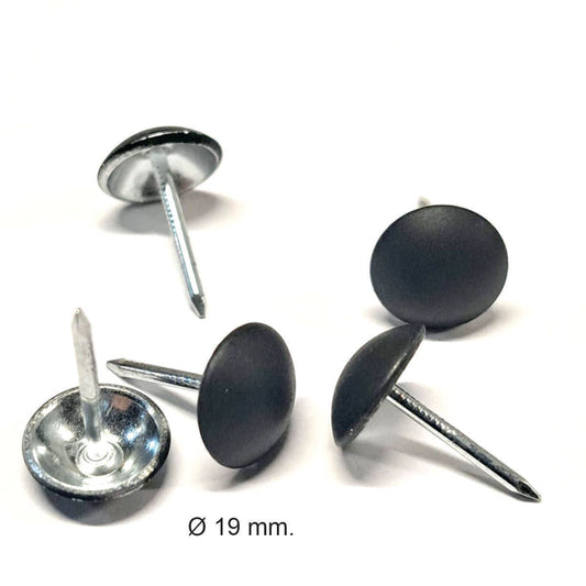 Pack de clavos tapiceros decorativos para sillones, cabeceros y sofas. Variedad de formas y colores. Niquelado piramide. Diseños. Terminacion de muebles.ZM DX0519MB