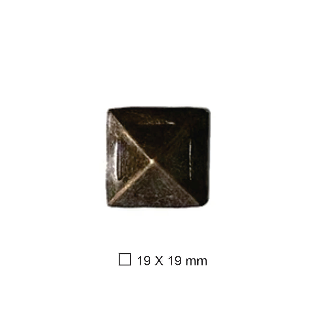 Clavo Tapicero M919, 19 X 19 mm., 100 unds.-TACHAS-Clavos Tapiceros Decorativos Dale un toque único y elegante a tus muebles con nuestros clavos tapiceros. Disponibles en una amplia variedad de modelos y colores, estos clavos combinan funcionalidad y estilo, perfectos para resaltar detalles en sofás, sillas, cabeceros y más. Fabricados con materiales de alta calidad, garantizan durabilidad y un acabado profesional. Elige entre diseños clásicos, modernos o vintage para personalizar cada proyecto con precisió