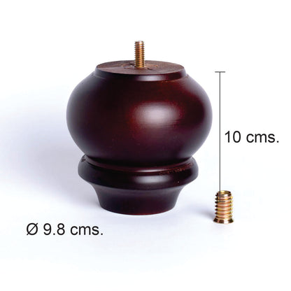 Pata para mueble, sofá o silla moderna. Madera. Pata madera. Patas de muebles. Alta calidad y despacho express. La Tapiceria. Compra Online.EF A069 E