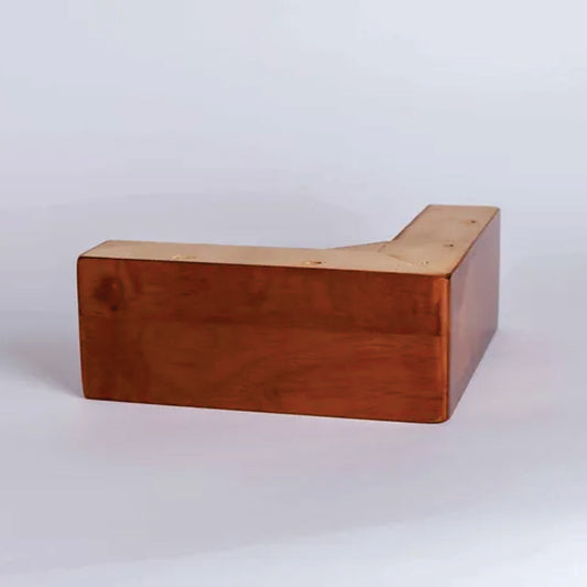 Pata madera B007, 5,5 Alt., 18 Larg., 18 Anc.