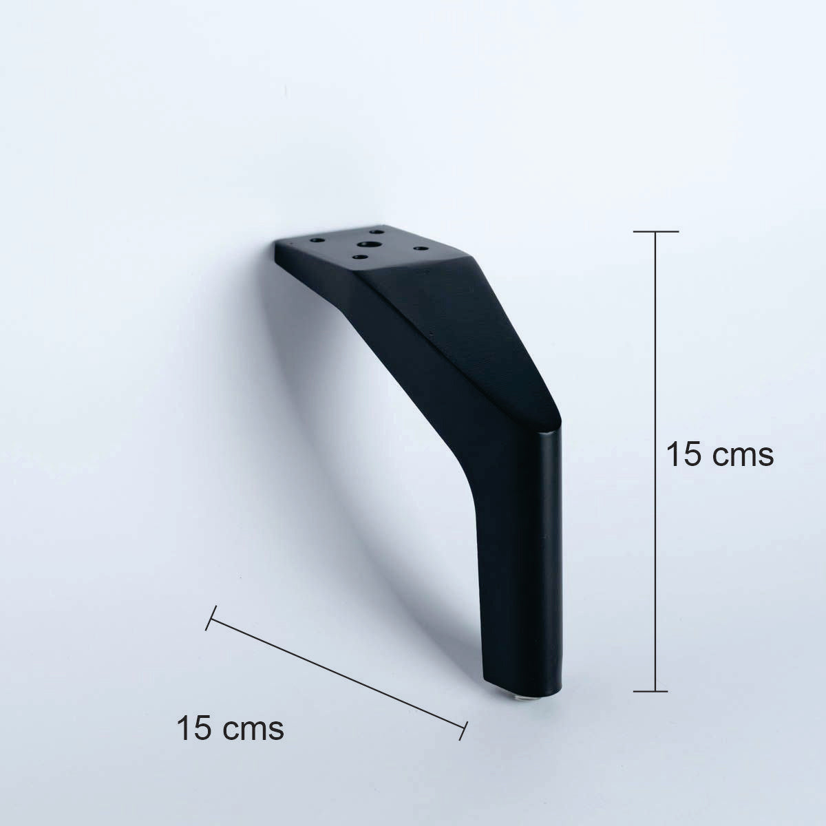 Pata para mueble, sofá , silla moderna. Acero, metal. Pata metálica. Patas de muebles. Alta calidad y despacho express. La Tapiceria. Compra Online.  MQ MI-106B