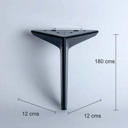 Pata para mueble, sofá o silla moderna. Acero, metal. Pata metálica. Patas de muebles. Alta calidad y despacho express. La Tapiceria. Compra Online. MQ B-084 B