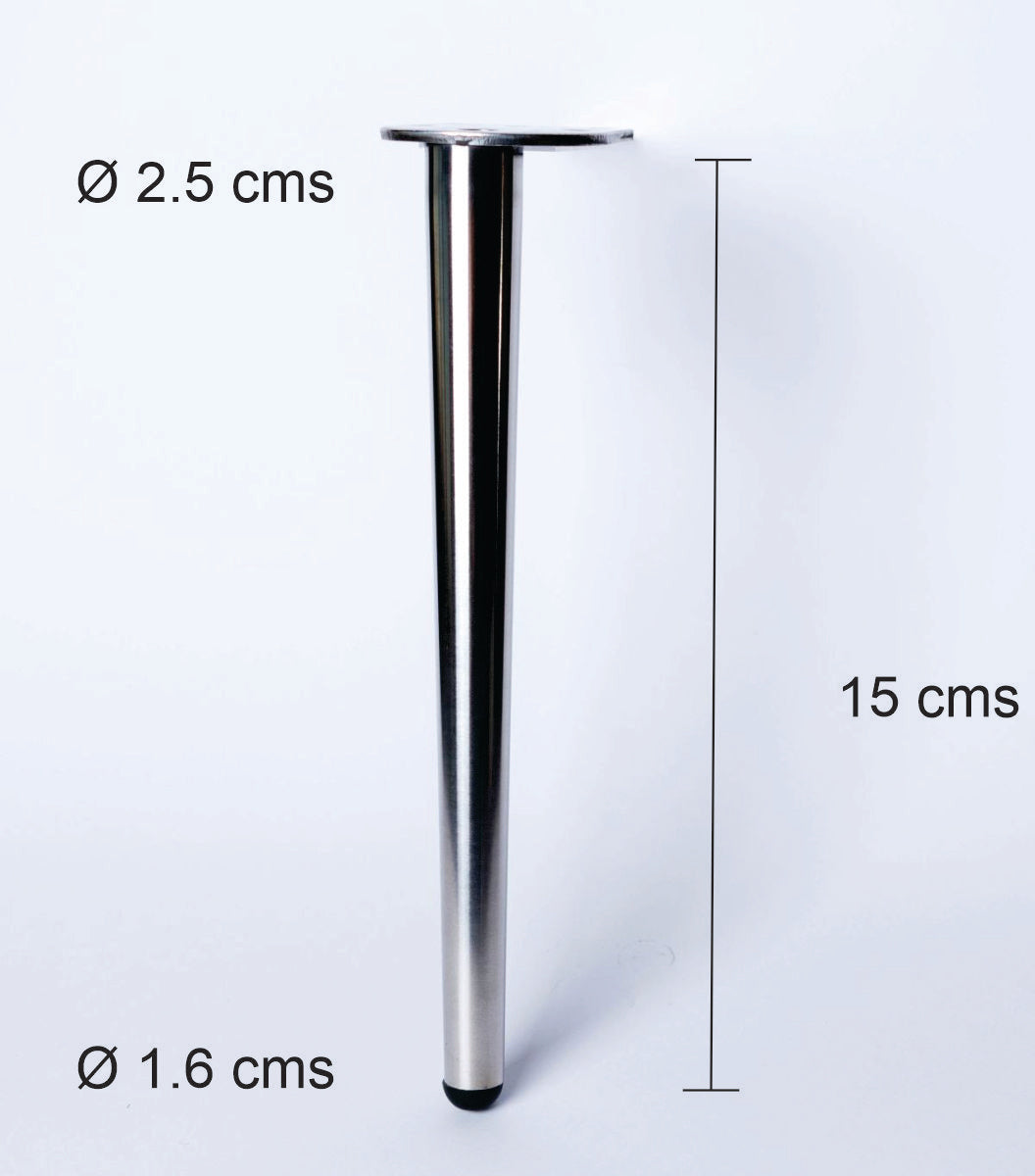 Pata para mueble, sofá o silla moderna. Acero Inoxidable. Pata metálica. Patas de muebles. Alta calidad y despacho express. La Tapiceria. Compra Online. MQ MS-285 P