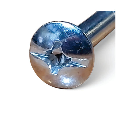 Perno phillips cabeza redonda 1/4" x 80 mm, 100 unidades
