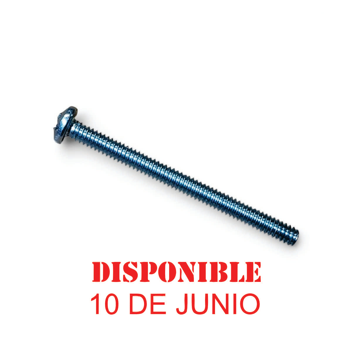 Perno phillips cabeza redonda 1/4" x 80 mm, 100 unidades
