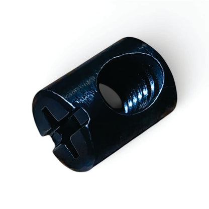 Tuerca barril 1/4" x 13mm, 100 unds