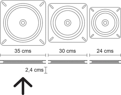 Plato base giratorio BG3535