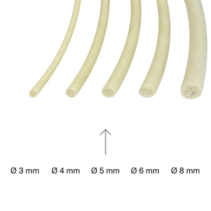 Vivo espuma FF0205   Ø 5 mm, Rollo 500 m.