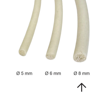 Vivo espuma FF208   Ø 8 mm, Rollo 200 m.