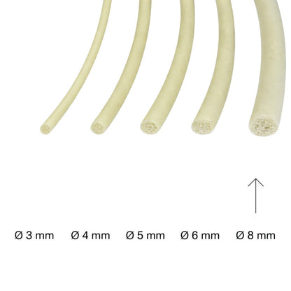 Vivo espuma FF0208   Ø 8 mm, Rollo 200 m.