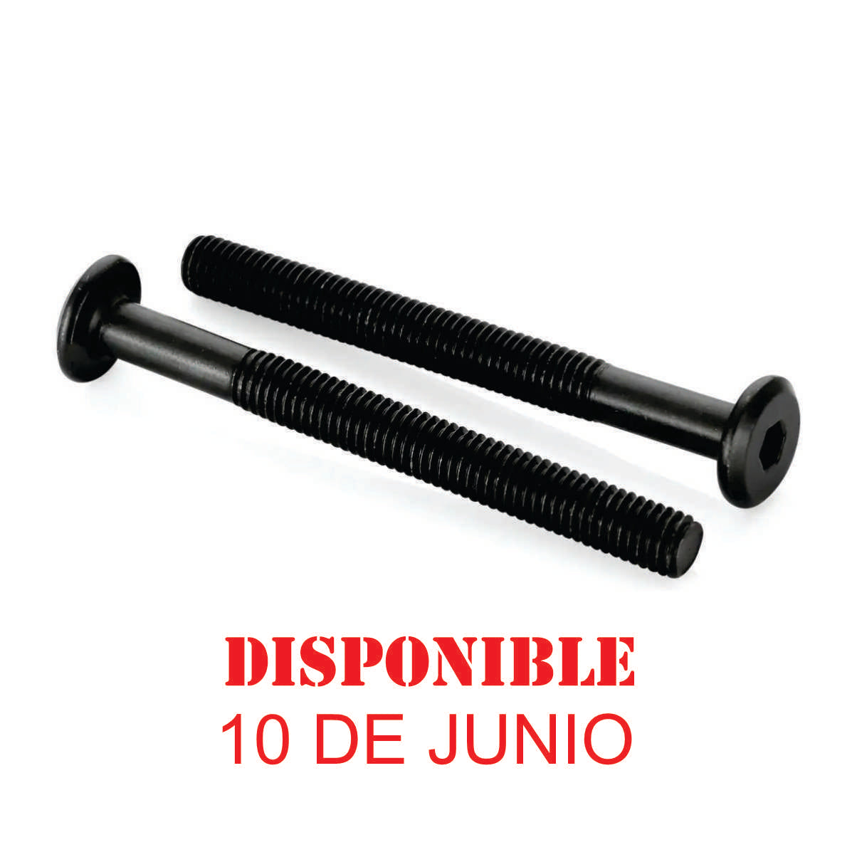 Parafuso allen 1/4" x 120mm, 100 unds