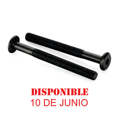 Parafuso allen 1/4" x 120mm, 100 unds