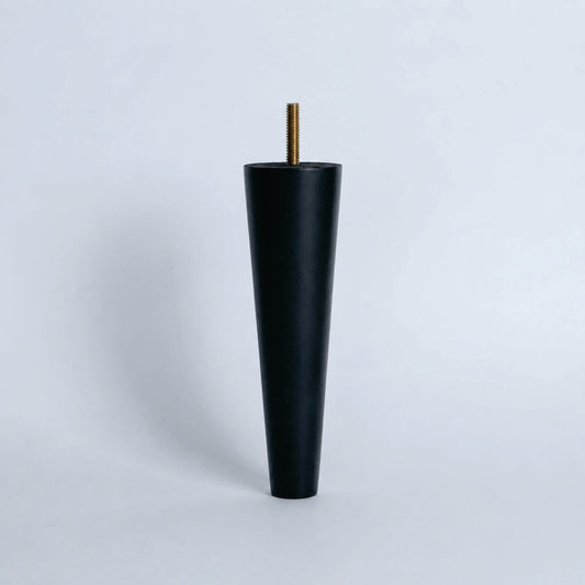 Pata madera TL1017, 17 Alt., 5 Diam may, 2,3 Diam men.