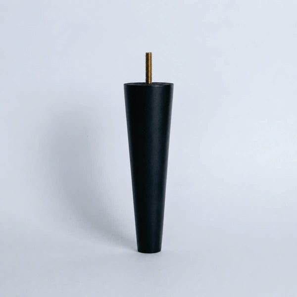 Pata madera TL1017, 17 Alt., 5 Diam may, 2,3 Diam men.