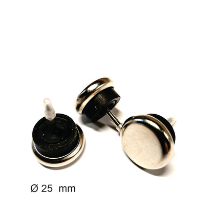 Pack Tapilla metálica (Clavo patín) redonda para muebles. Protege el piso de rayones. Protectores y terminacion de sillas, sillones, sofa y muebles. Accesorios. La Tapiceria. WZ 60162
