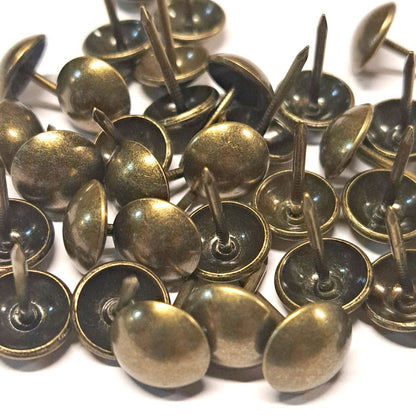 Pack de clavos tapiceros decorativos para sillones, cabeceros y sofas. Variedad de formas y colores. Niquelado piramide. Diseños. Terminacion de muebles.ZM DX0519AB
