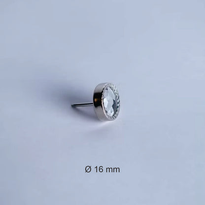 Clavo Tapicero DXC0, 16 mm. , 100 unds.-TACHAS-Clavos Tapiceros Decorativos Dale un toque único y elegante a tus muebles con nuestros clavos tapiceros. Disponibles en una amplia variedad de modelos y colores, estos clavos combinan funcionalidad y estilo, perfectos para resaltar detalles en sofás, sillas, cabeceros y más. Fabricados con materiales de alta calidad, garantizan durabilidad y un acabado profesional. Elige entre diseños clásicos, modernos o vintage para personalizar cada proyecto con precisión y 