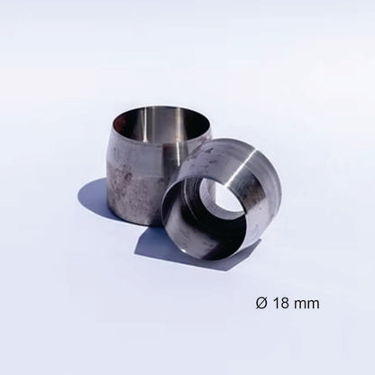 Troquel para botones MSSD, 18 mm-El troquel para botones de tapicería es una herramienta esencial para la fabricación y reparación de muebles tapizados. Se utiliza para cortar y dar forma a la tela que se utilizará para forrar botones, creando un acabado profesional y uniforme.-MAQUINAS-La Tapicería