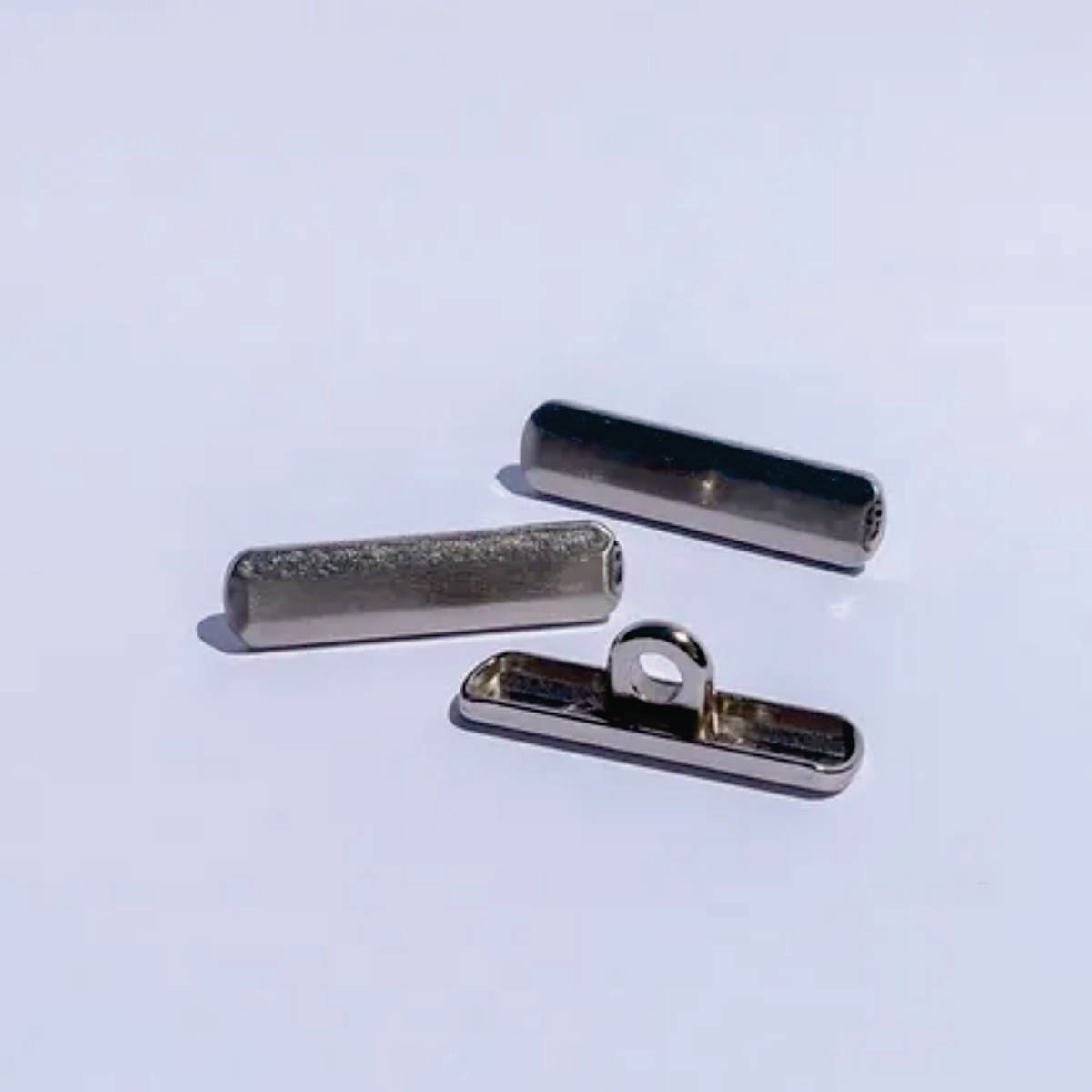 Botón metálico TBC, 4,4 X 1,1 mm., 20 unds.-BOTONES-ZM TBCNI-La Tapicería