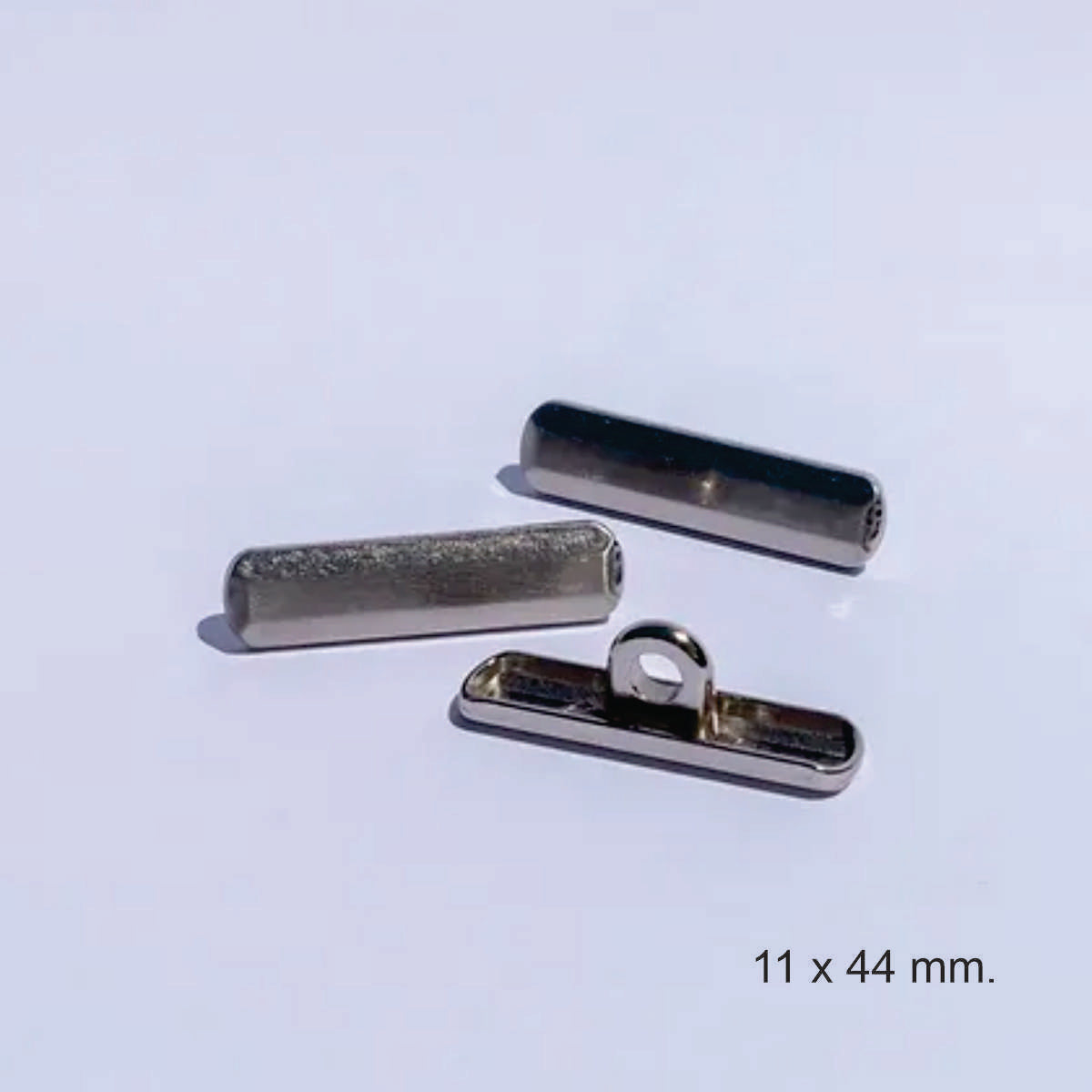 Botón metálico TBC, 4,4 X 1,1 mm., 20 unds.-BOTONES-ZM TBCNI-La Tapicería