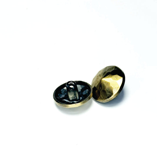 Botón metálico TBY, 25 mm., 20 unds.-BOTONES-ZM TBYAB-La Tapicería