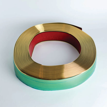 Cinta decorativa adhesiva. DS01 Dorado 50mm Rollo 50mt-MOLDURAS-QY DS0150 G-La Tapicería