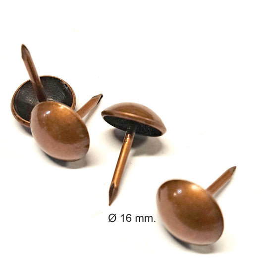 Clavo Tapicero DX0516, 16 mm. , 300 unds.-TACHAS-ZM DX0516AC-La Tapicería