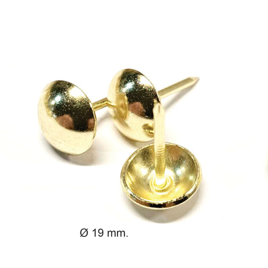 Clavo Tapicero DX0519, 19 mm. , 200 unds.-TACHAS-ZM DX0519B-La Tapicería